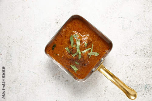 Rogan josh curry dish on table photo