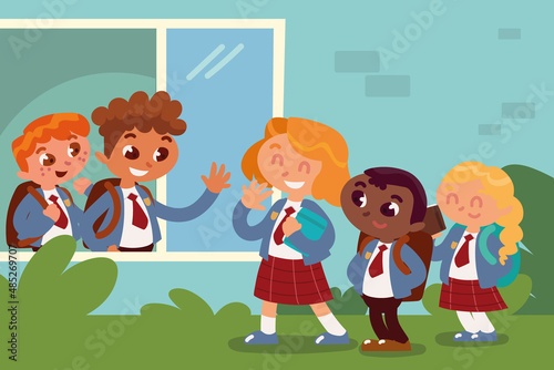 pupils cartoon character
