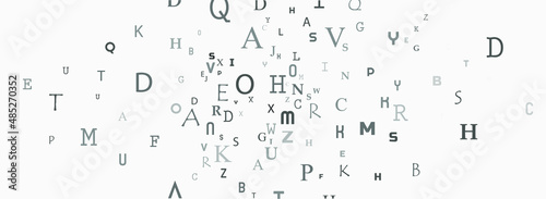 abstract background with alphabet	