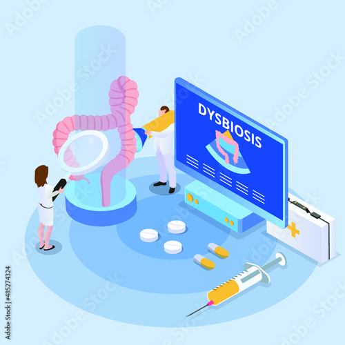 Kidney failure isometric 3d vector illustration concept banner, website, landing page, ads, flyer template