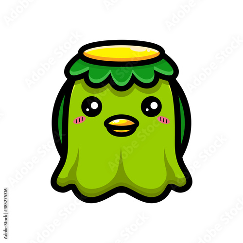 cute kappa mascot character design