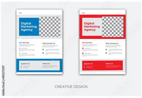 Digital marketing corporate FLYER design