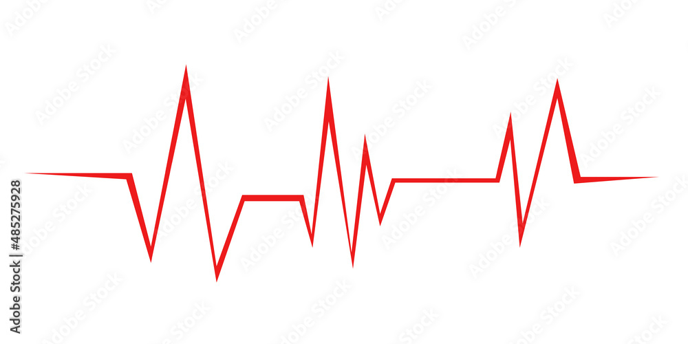 heartbeat cardiogram icon vector