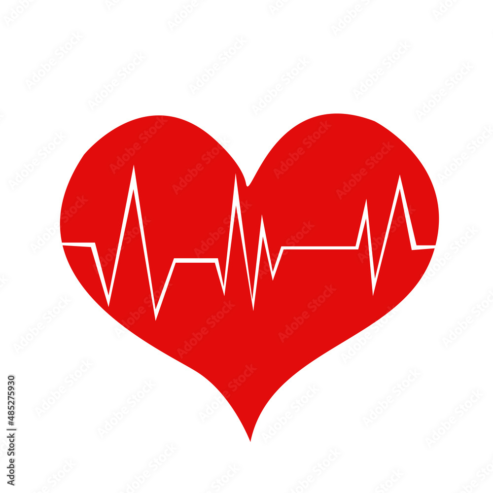 heartbeat cardiogram icon vector heartbeat cardiogram icon vector