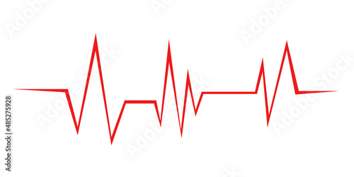 heartbeat cardiogram icon vector