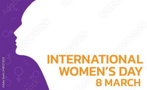 International Women's Day. Vector illustration of five happy smiling diverse women standing together.