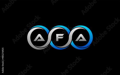 AFA Letter Initial Logo Design Template Vector Illustration photo