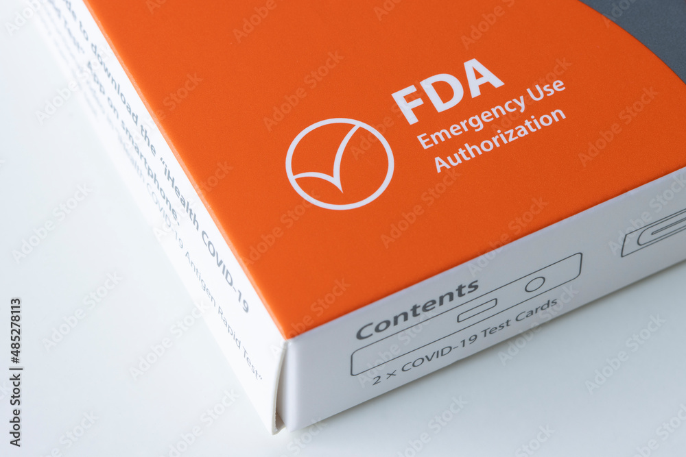 Portland, OR, USA Feb 5, 2022 Closeup of the U.S. Food and Drug Administration (FDA