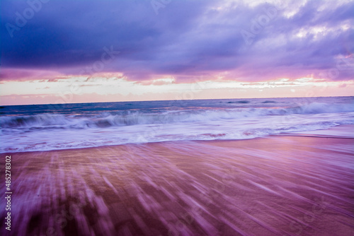 sunrise over the sea photo