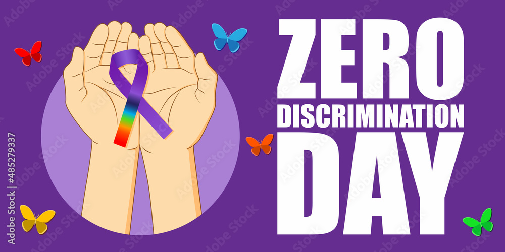 Vector illustration for Zero discrimination day Vector illustration for Zero discrimination day