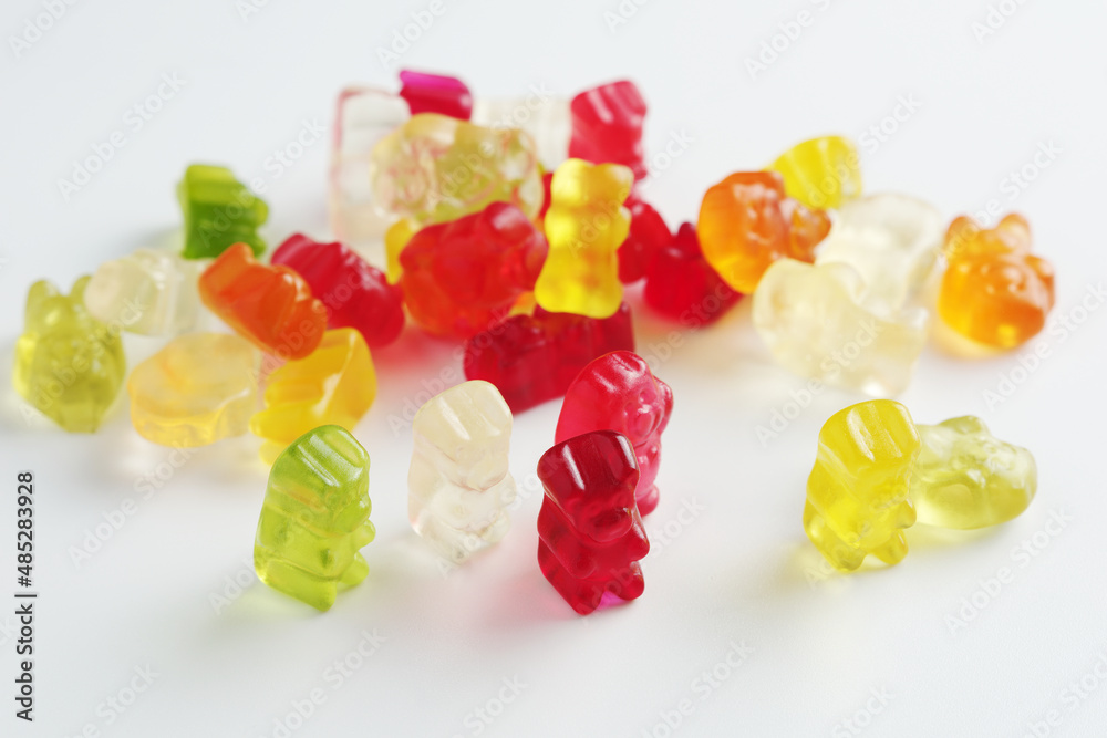 Multi colored jelly bears Multi colored jelly bears