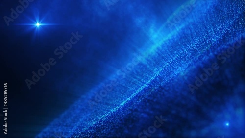 Digital Wave Particles Background  For Your Event, Title, Presentation, Site, DVD, Music Videos, Video Art, Holiday Show, Party, Etc…
