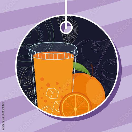 smoothie orange tag