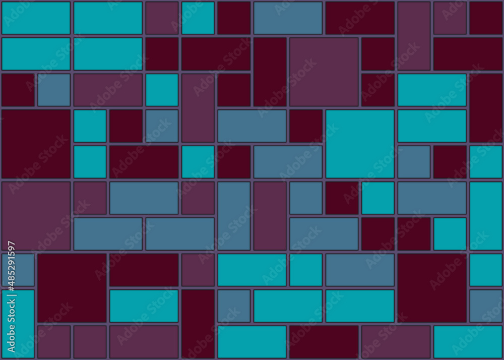 Offset Quads generative art background art illustration Offset Quads generative art background art illustration