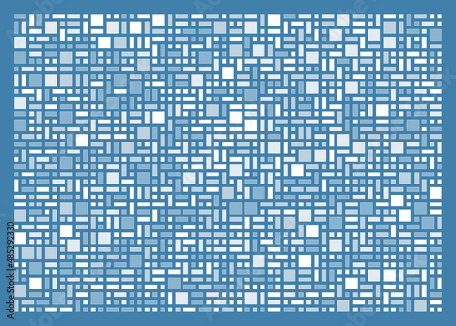 Offset Quads generative art background art illustration