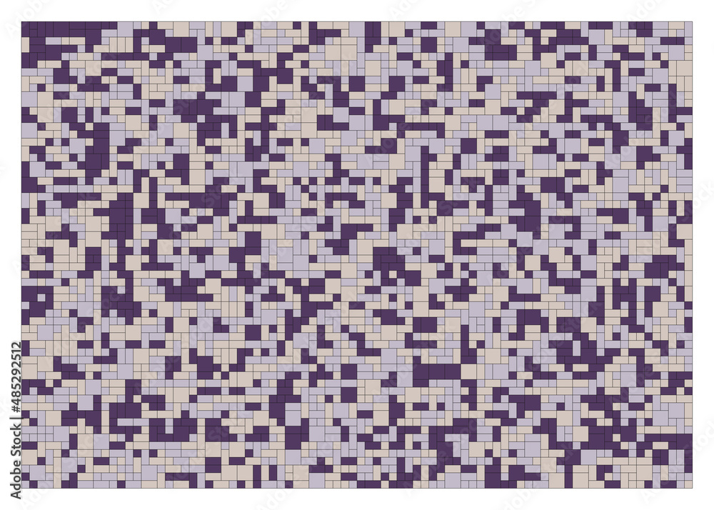 Fototapeta premium Offset Quads generative art background art illustration