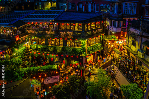 台湾九份の夜景