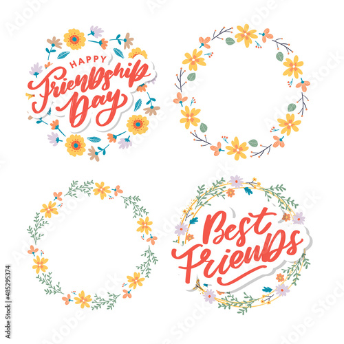 Best Friend Forever Frienship Day soul sister with heart lettering design best friend forewer bff besties