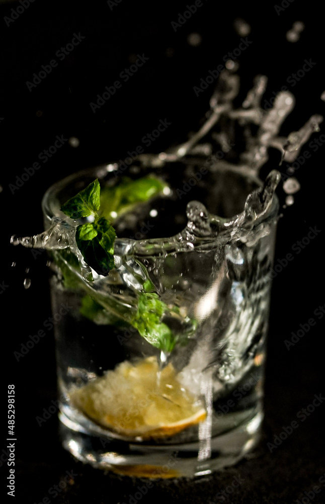 lime in glass lime in glass