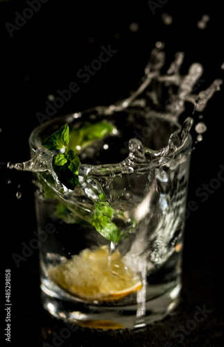 lime in glass