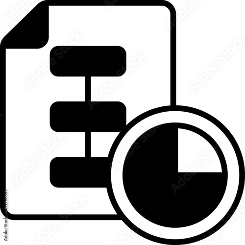 planing glyph icon