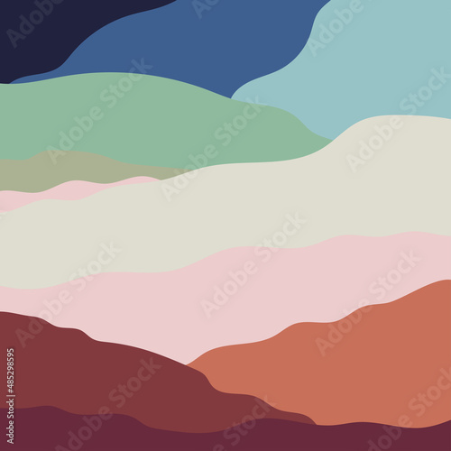 Colorful Abstract Background, with a simple and simple modern design concept. suitable for posters, backgrounds, banners, greeting cards and so on.