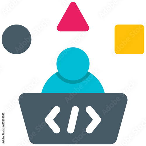flexibility flat icon