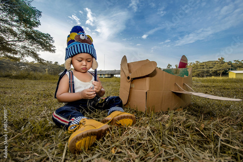 Baby Boy want to be a pilot