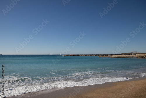 Fototapeta Naklejka Na Ścianę i Meble -  Mediterranean Sea, Prado beach, Marseille, France