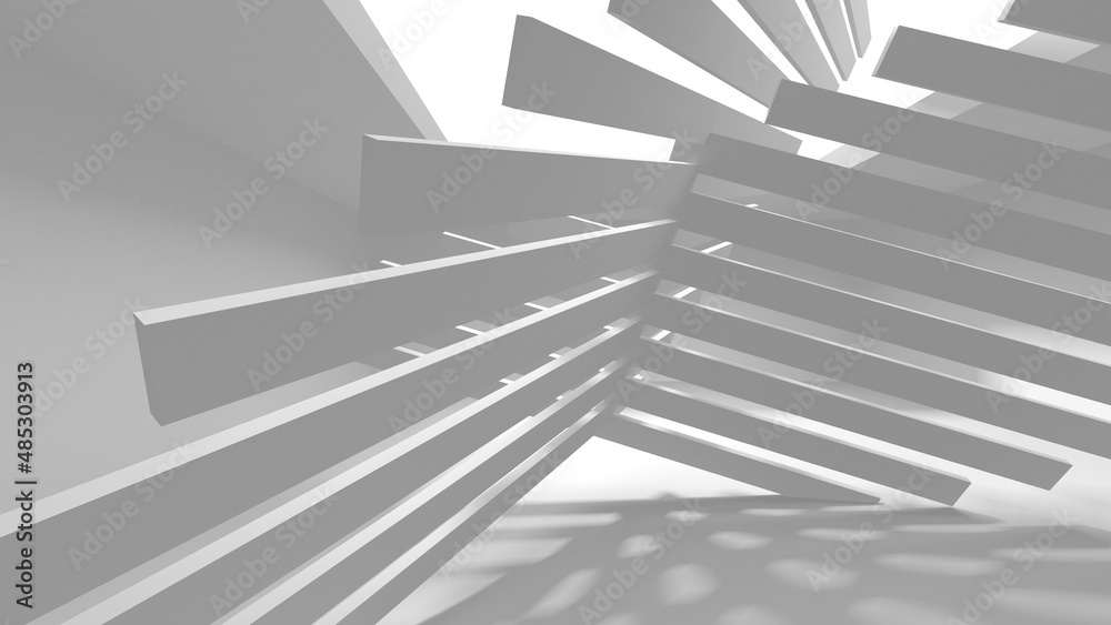 White Modern Background. Abstract Building Concept White Modern Background. Abstract Building Concept