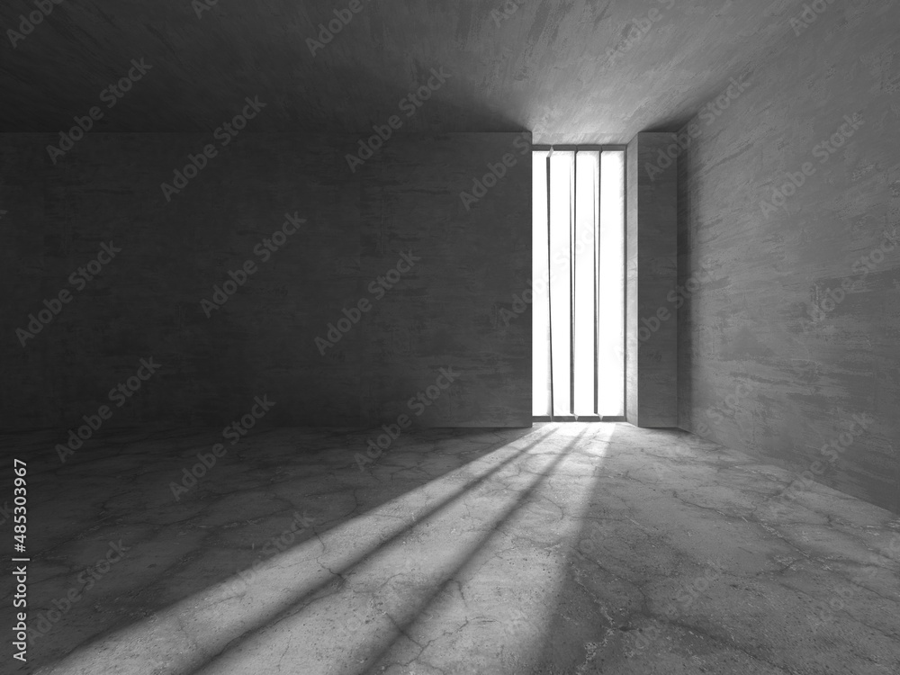 Abstract architecture background. Empty rough concrete interior Abstract architecture background. Empty rough concrete interior