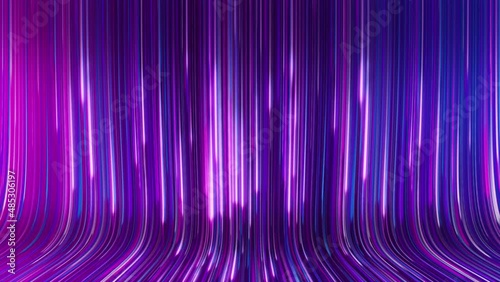 abstract colorful background with bright neon rays and glowing lines. Pink red blue looping background. Speed of light. Seamless loop animation