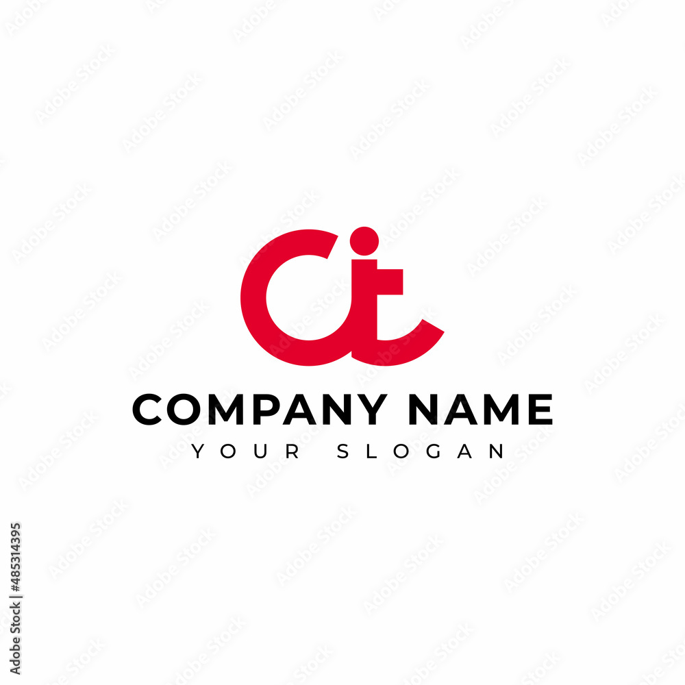 Letter CIT logo vector design Letter CIT logo vector design