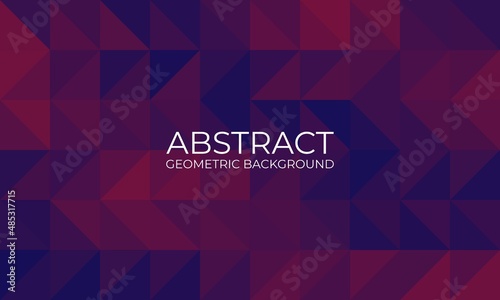 Abstract geometric triangle mosaic background