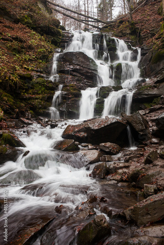 Shypit is a waterfall is located on the Pylypets River, about 6 kilometers from the village of Pylypets, Mizhhiria Raion, Zakarpattia Oblast of western Ukraine The waterfall is 14 meters high.