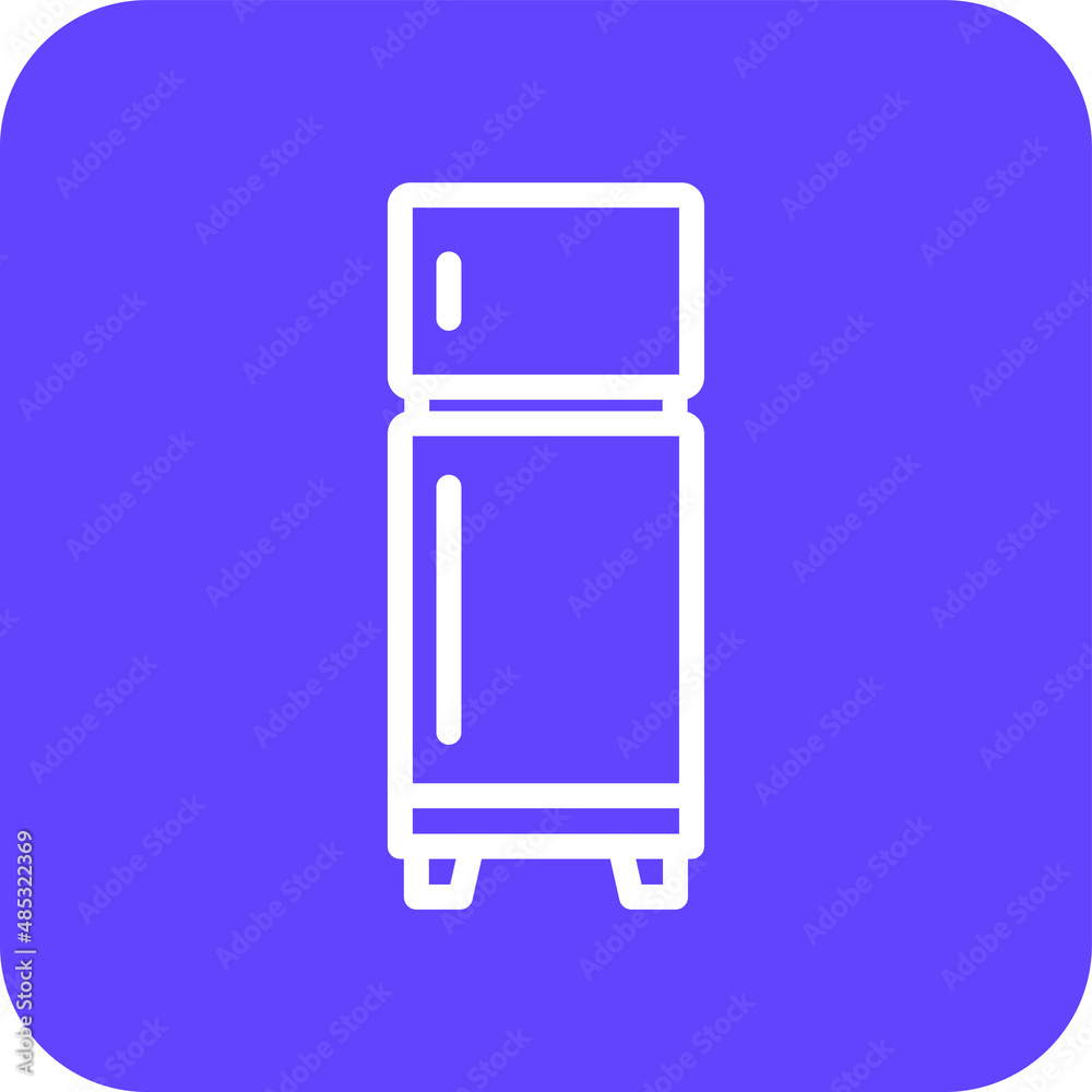 Fridge Vector Icon Design Illustration Fridge Vector Icon Design Illustration