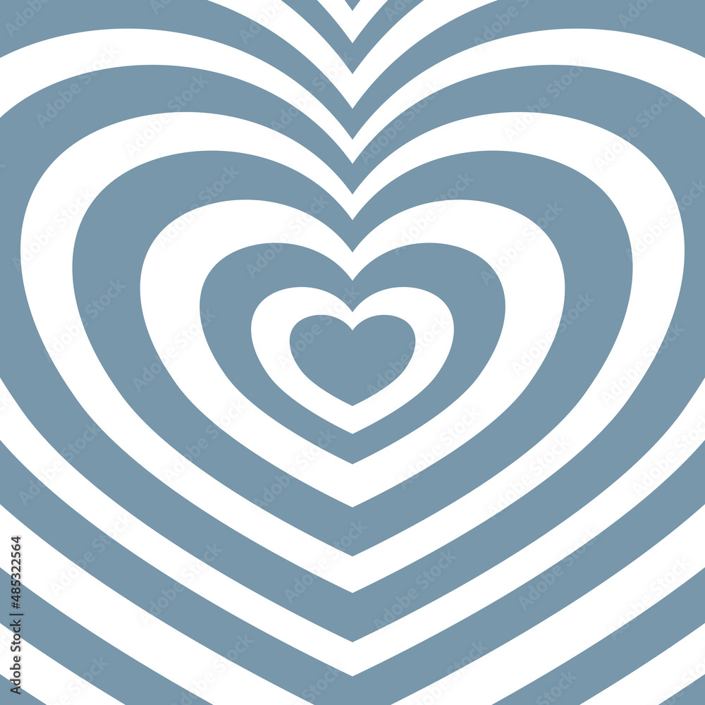 Heart-shaped concentric stripes vector background. Girlish romantic surface design. Aesthetic hearts backdrop. Heart-shaped concentric stripes vector background. Girlish romantic surface design. Aesthetic hearts backdrop.