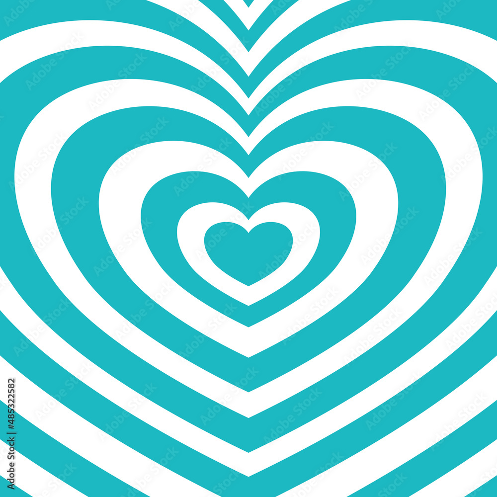 Heart-shaped concentric stripes vector background. Girlish romantic surface design. Aesthetic hearts backdrop. Heart-shaped concentric stripes vector background. Girlish romantic surface design. Aesthetic hearts backdrop.