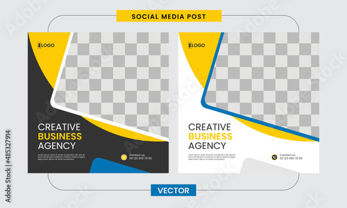 Modern Corporate, Business Promotional Social media Ads post Royal Design