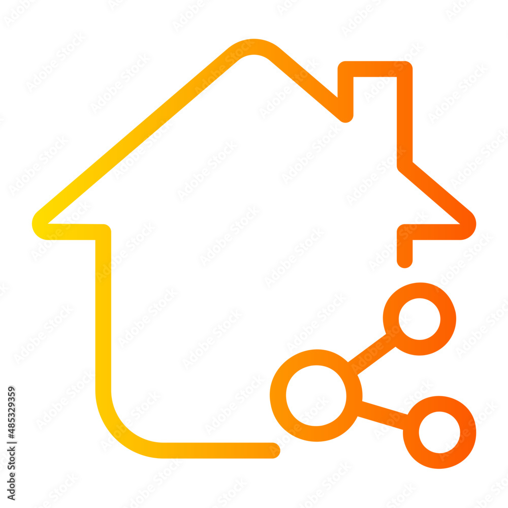 sharing gradient icon sharing gradient icon
