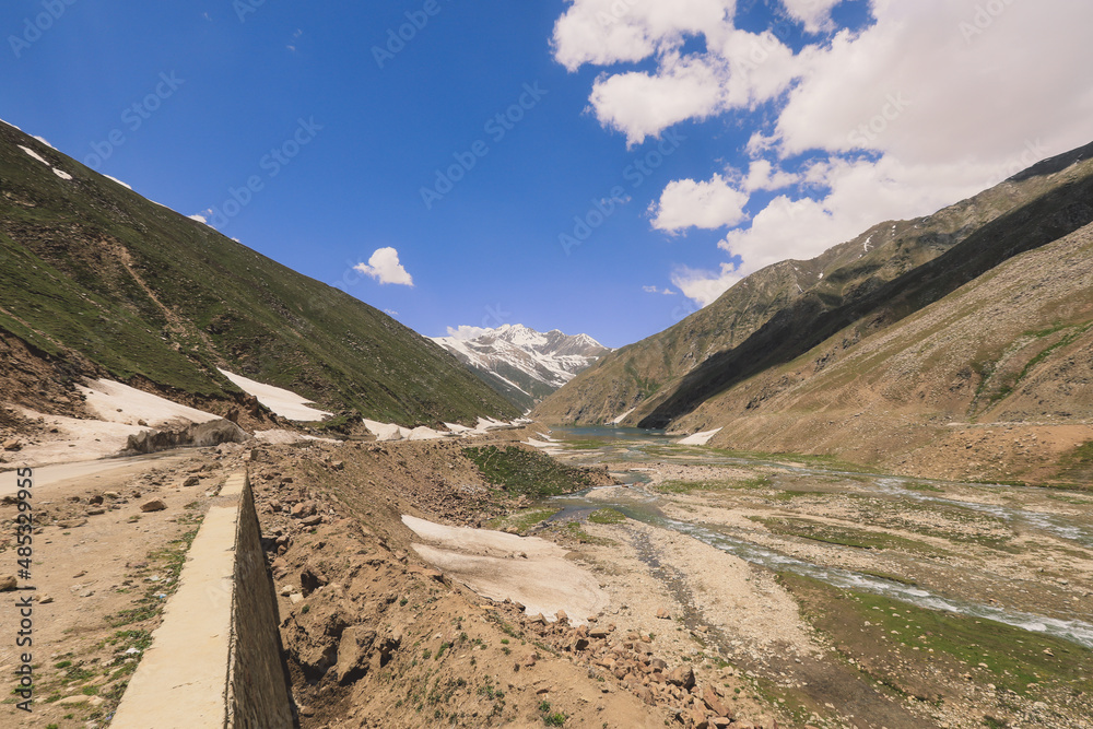 Amazing View to the Panorama of Pakistan Highlands Among the Gilgit Baltistan Mountains, Pakistan