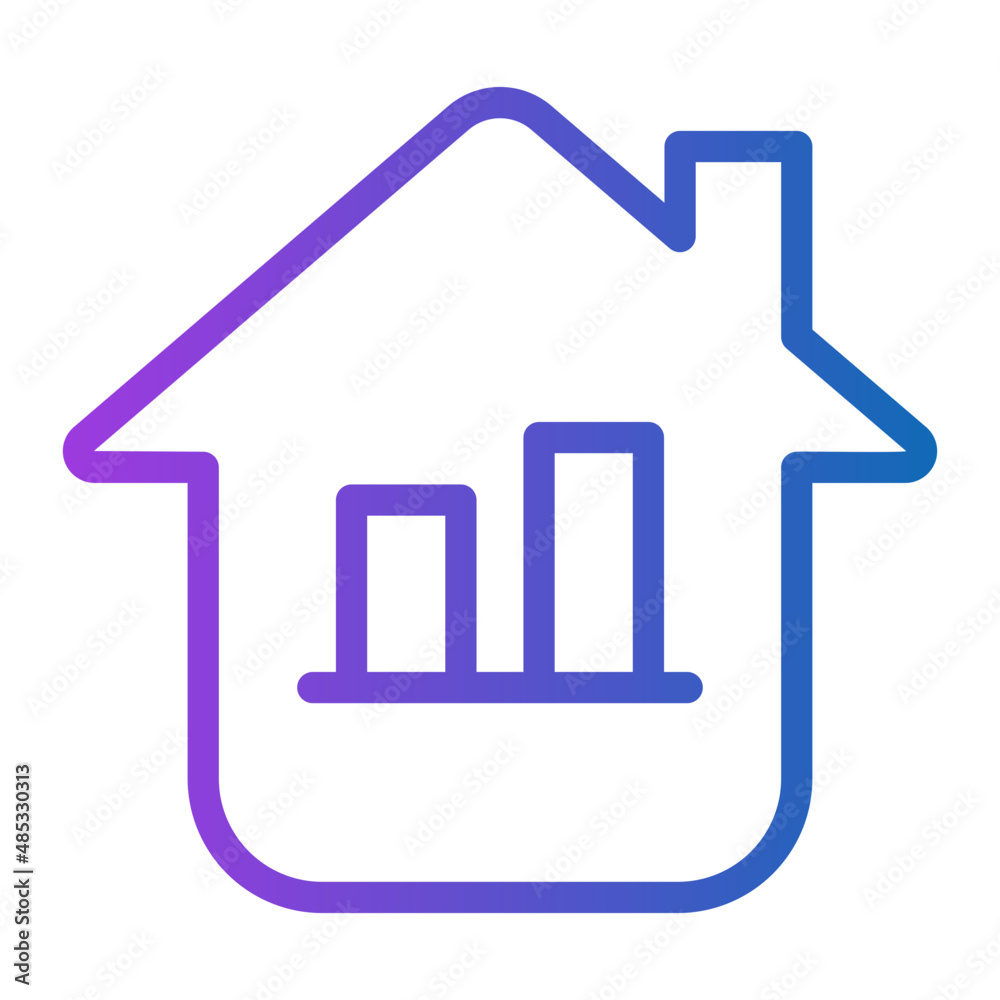 Obraz premium infographic gradient icon