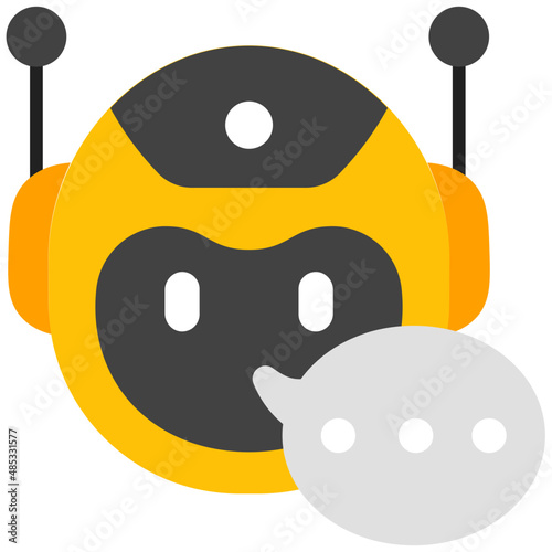 chatbot flat icon