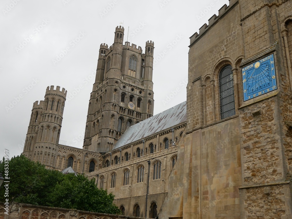 Ely Cathedral. Historic Anglican cathedral in the city of Ely, Cambridgeshire, England, UK