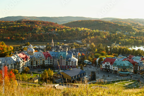 Mont-Tremblant in the fall, Canada photo