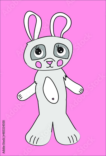 Cute rabbit for girls.