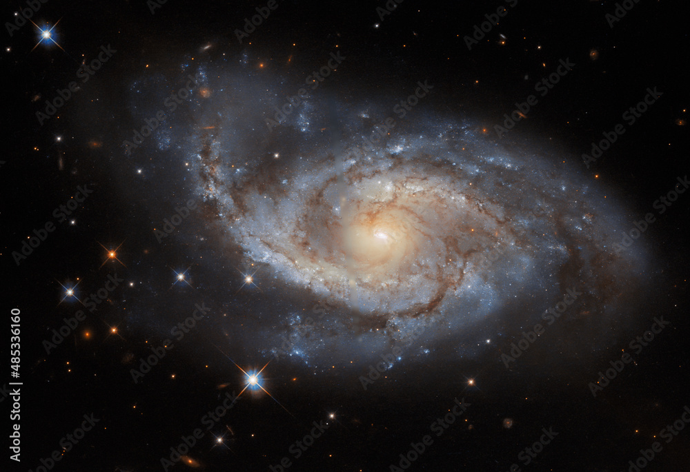 ESA/Hubble: Sail of Stars. The spiral arms of the galaxy NGC 3318.