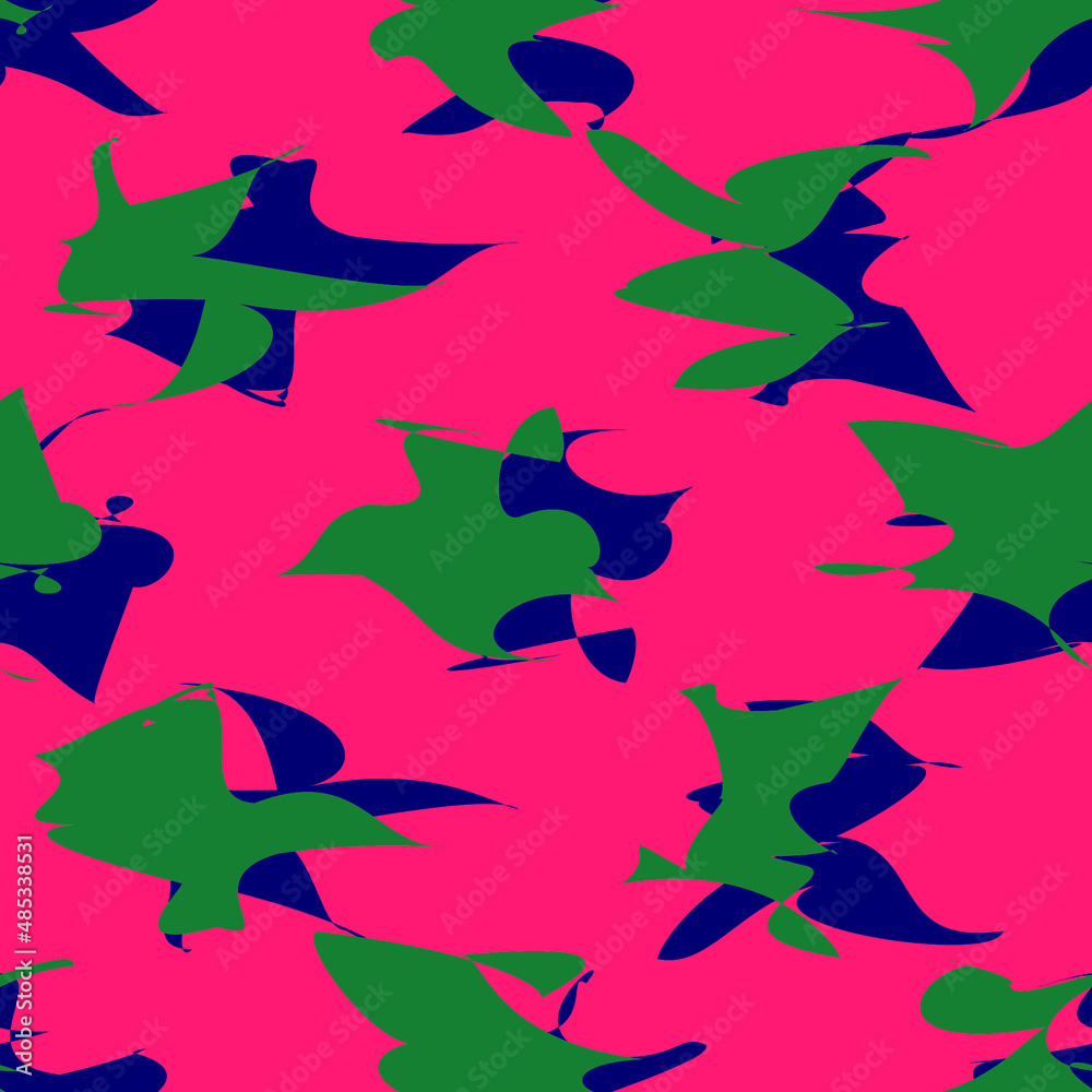 Fototapeta premium abstract seamless vector bright and colorful pattern with spots