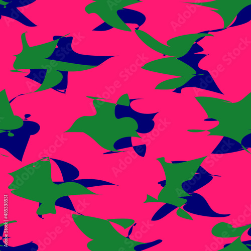 abstract  seamless vector bright and colorful pattern with spots