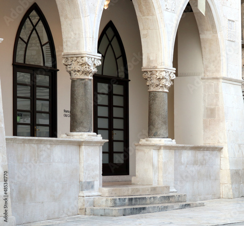 entrance to the church